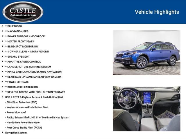 used 2020 Subaru Outback car, priced at $22,777