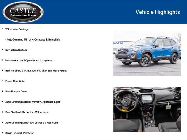 used 2024 Subaru Forester car, priced at $35,777