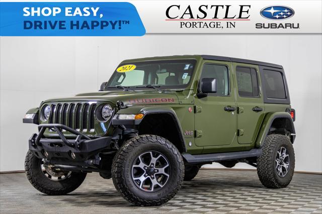 used 2021 Jeep Wrangler Unlimited car, priced at $40,477