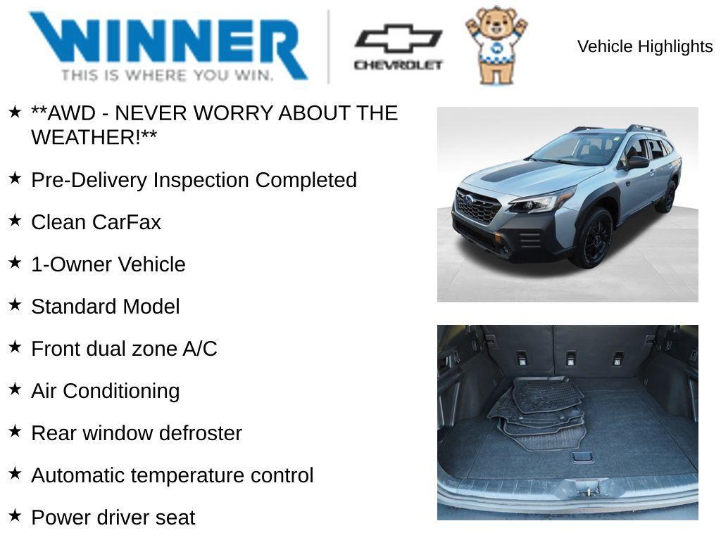 used 2022 Subaru Outback car, priced at $28,389