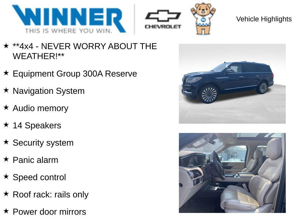 used 2019 Lincoln Navigator L car, priced at $34,610