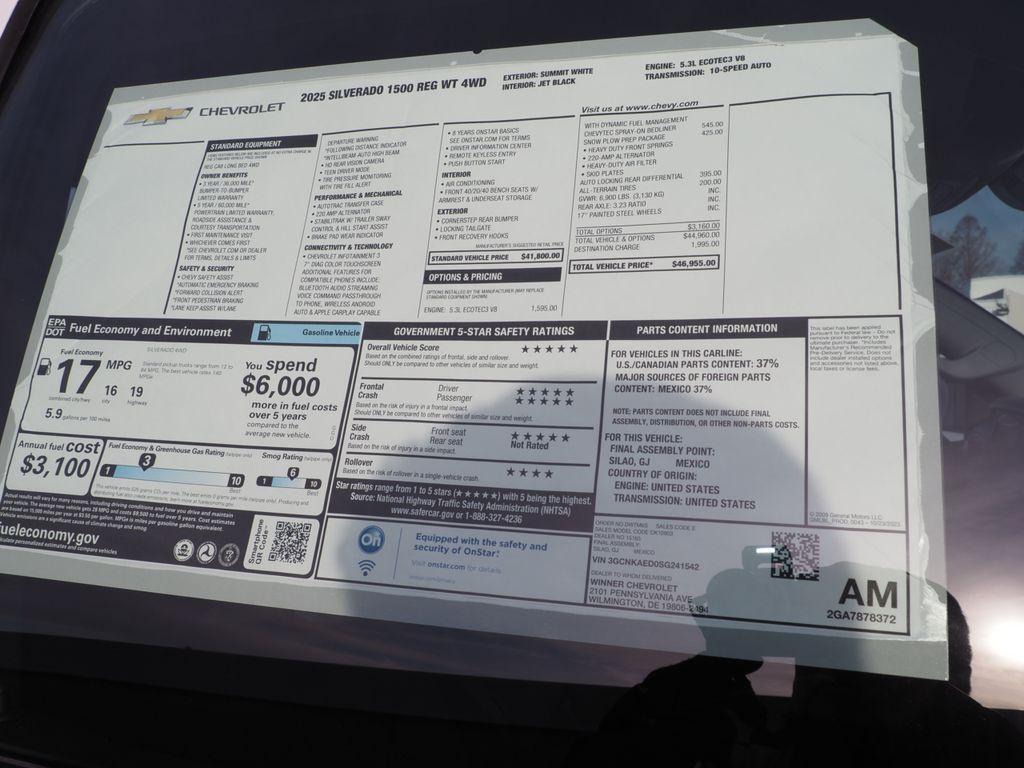 new 2025 Chevrolet Silverado 1500 car, priced at $38,205