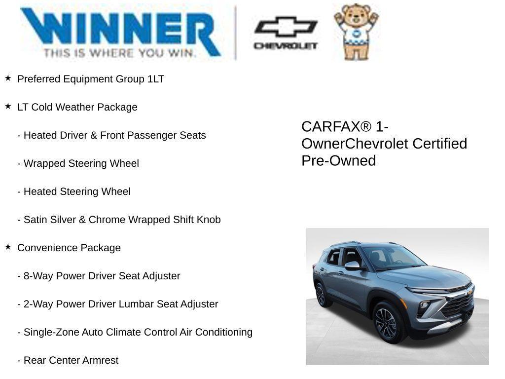 used 2024 Chevrolet TrailBlazer car, priced at $24,931