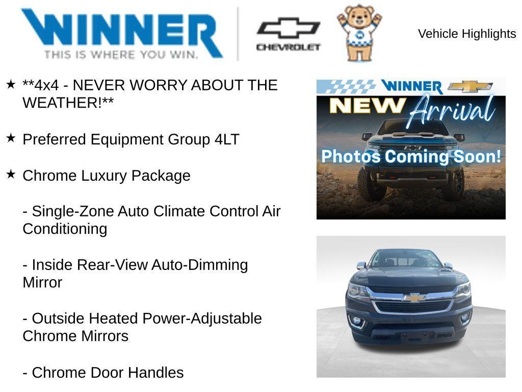 used 2017 Chevrolet Colorado car, priced at $22,612