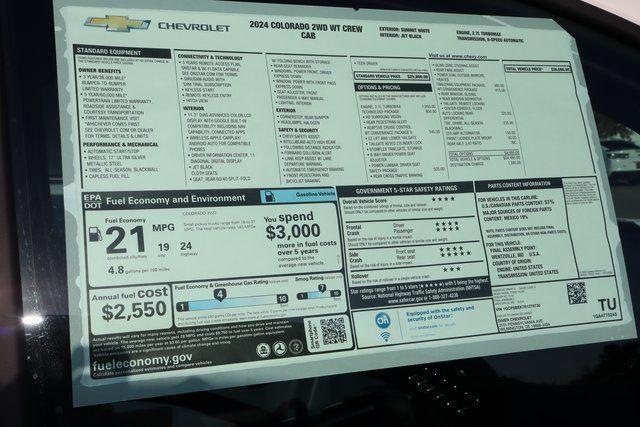 new 2024 Chevrolet Colorado car, priced at $33,090