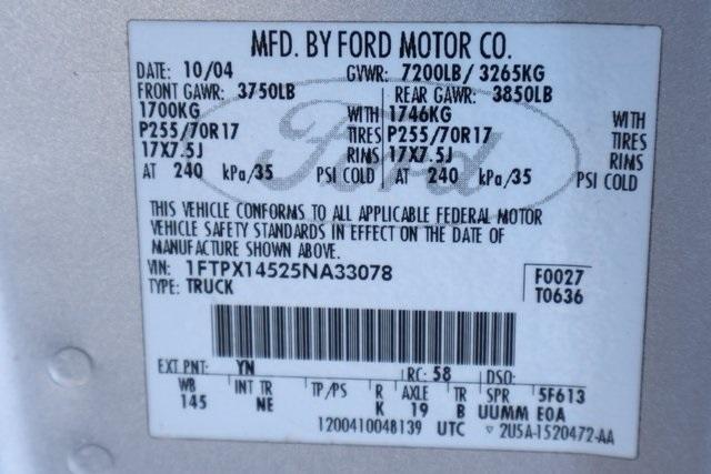 used 2005 Ford F-150 car, priced at $7,866