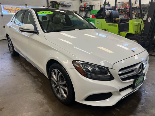 used 2018 Mercedes-Benz C-Class car, priced at $22,600