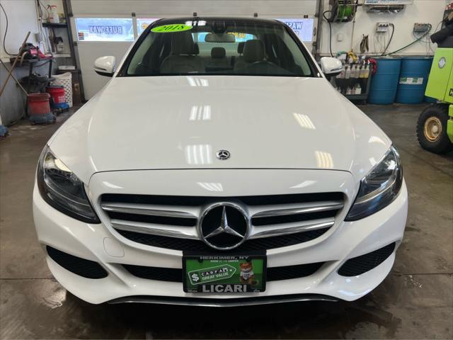 used 2018 Mercedes-Benz C-Class car, priced at $22,600