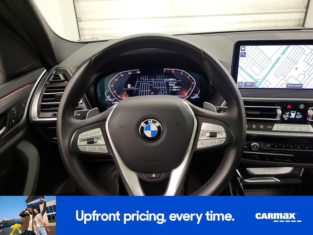 used 2022 BMW X3 car, priced at $34,998