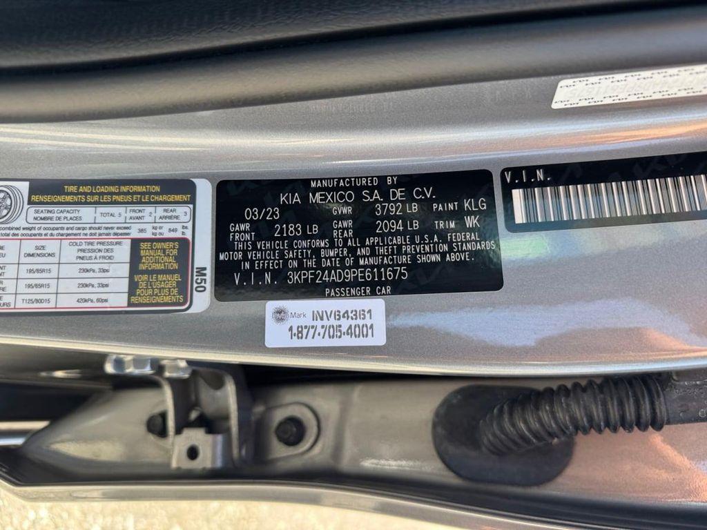used 2023 Kia Forte car, priced at $17,199