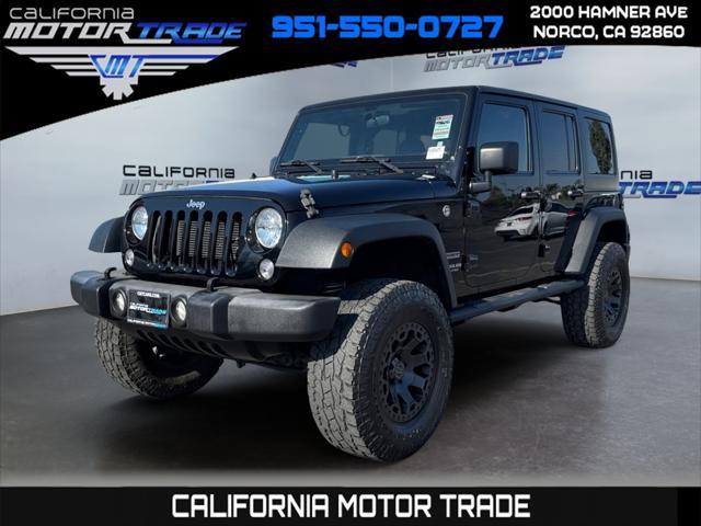 used 2017 Jeep Wrangler Unlimited car, priced at $22,499
