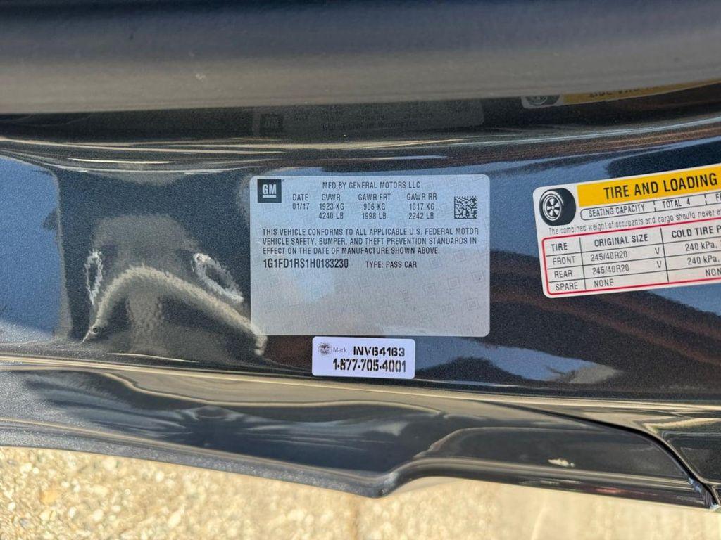 used 2017 Chevrolet Camaro car, priced at $21,899