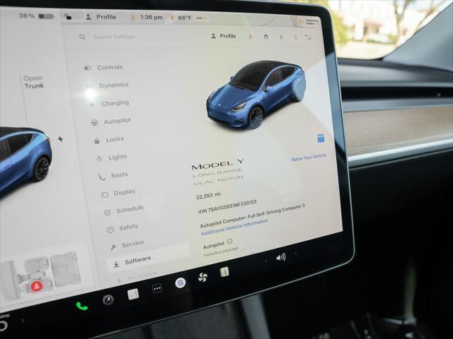 used 2022 Tesla Model Y car, priced at $29,399