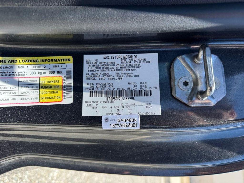 used 2020 Ford Mustang car, priced at $33,999