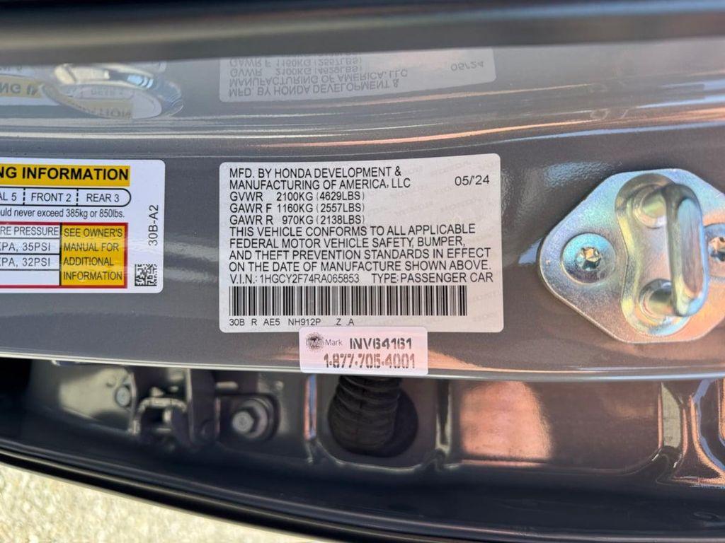 used 2024 Honda Accord Hybrid car, priced at $29,499