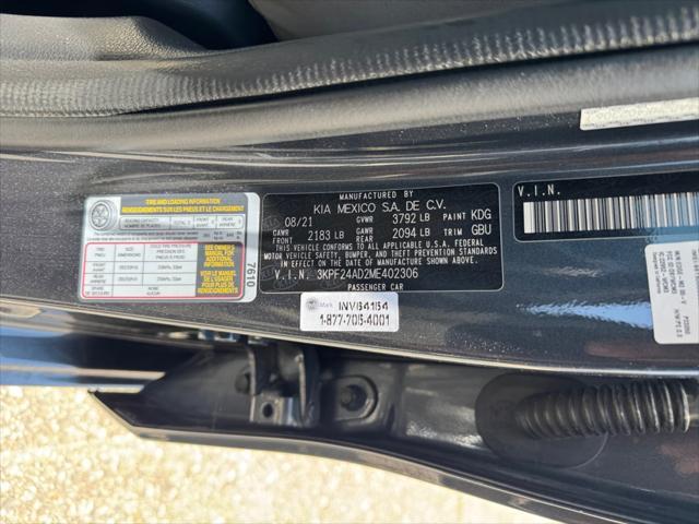 used 2021 Kia Forte car, priced at $13,999