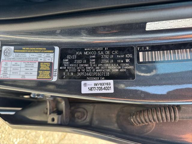 used 2023 Kia Forte car, priced at $15,599