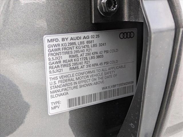 new 2025 Audi Q7 car, priced at $72,250
