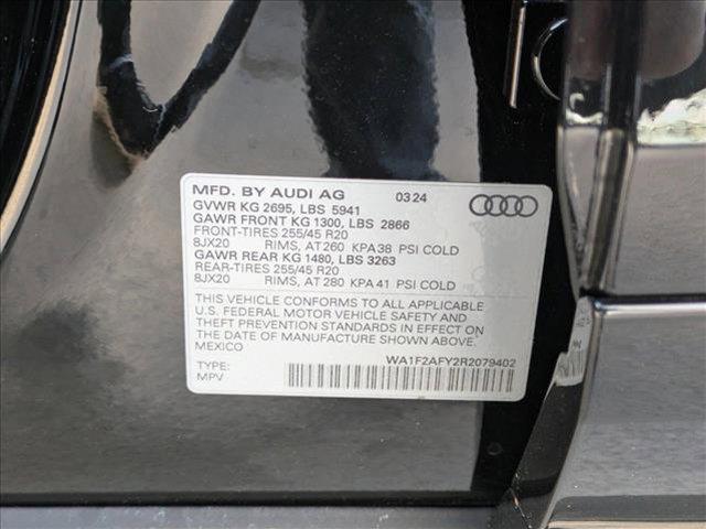 new 2024 Audi Q5 car, priced at $70,695