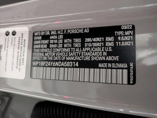 used 2022 Porsche Cayenne car, priced at $99,993