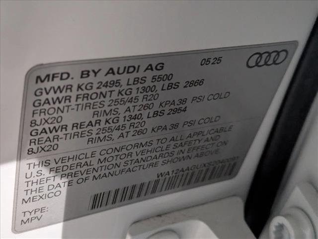new 2025 Audi Q5 car, priced at $61,950
