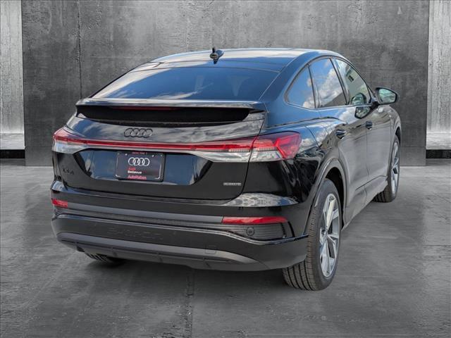 new 2025 Audi Q4 e-tron Sportback car, priced at $62,525