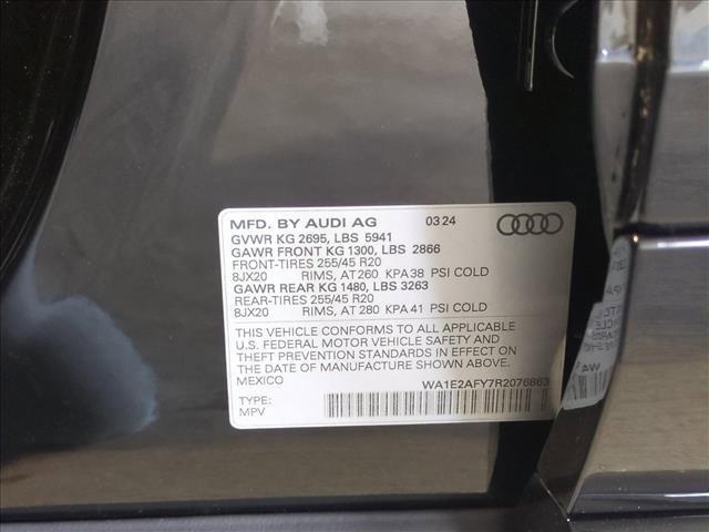 new 2024 Audi Q5 car, priced at $70,395