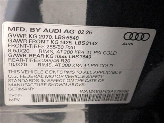 new 2025 Audi Q6 e-tron car, priced at $75,155