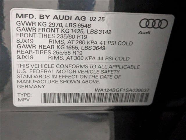 new 2025 Audi Q6 e-tron car, priced at $72,830