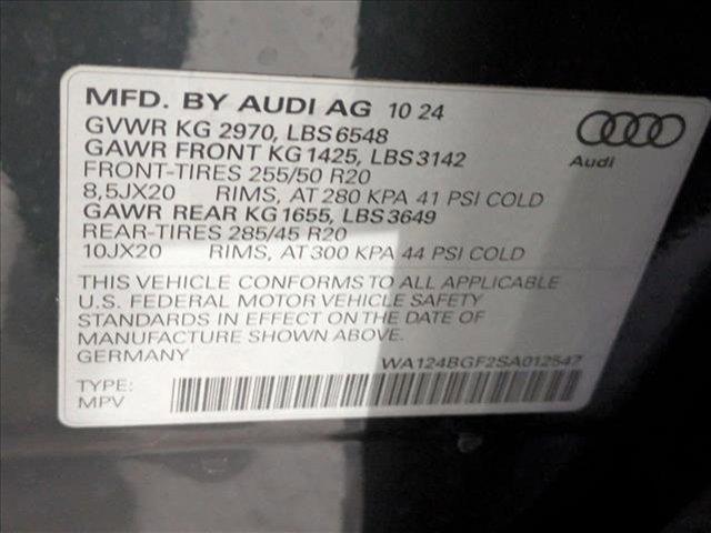new 2025 Audi Q6 e-tron car, priced at $75,750