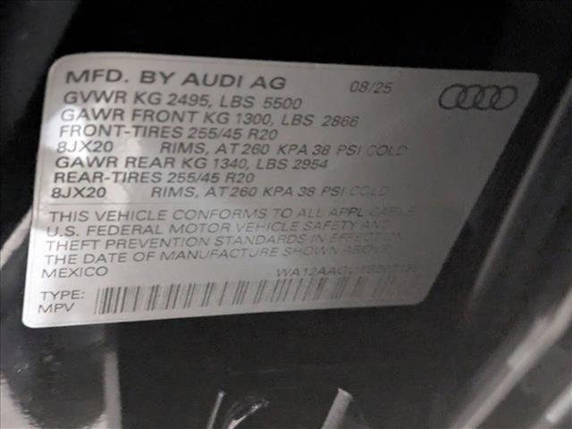 new 2025 Audi Q5 car, priced at $62,040