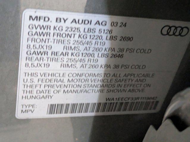 used 2024 Audi Q3 car, priced at $37,904