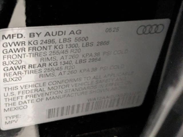 new 2025 Audi Q5 car, priced at $60,440