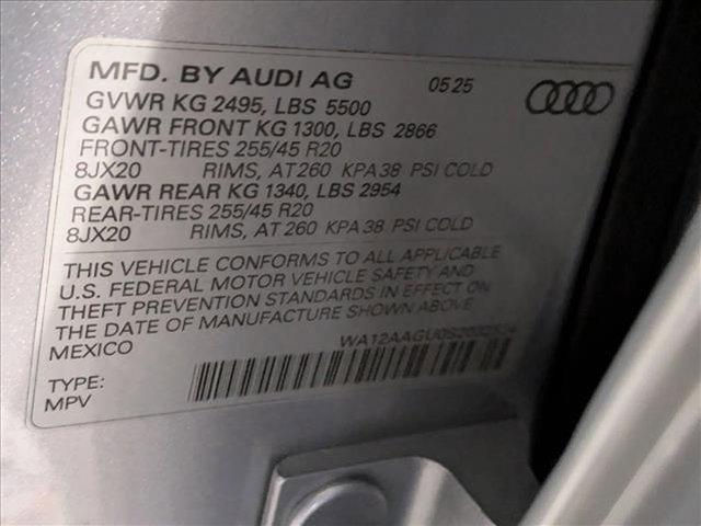 new 2025 Audi Q5 car, priced at $60,440