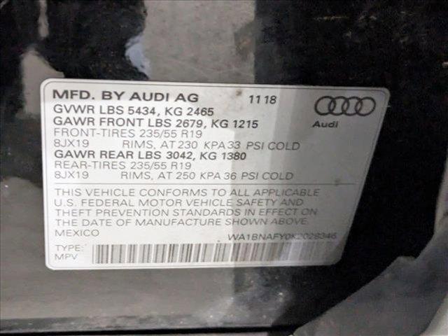 used 2019 Audi Q5 car, priced at $20,920
