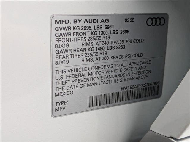 new 2025 Audi Q5 car, priced at $61,799