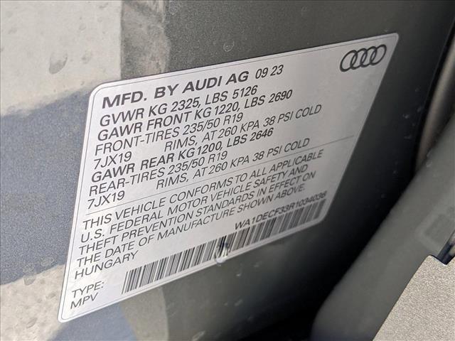 new 2024 Audi Q3 car, priced at $41,040