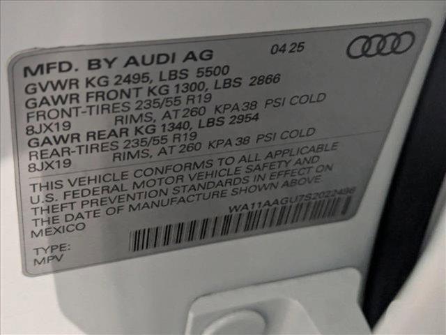 new 2025 Audi Q5 car, priced at $57,775