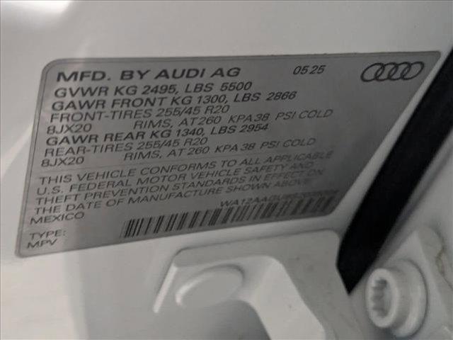 new 2025 Audi Q5 car, priced at $61,390