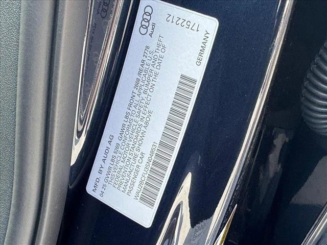 new 2025 Audi A5 car, priced at $57,575