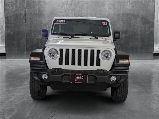 used 2021 Jeep Wrangler Unlimited car, priced at $29,235