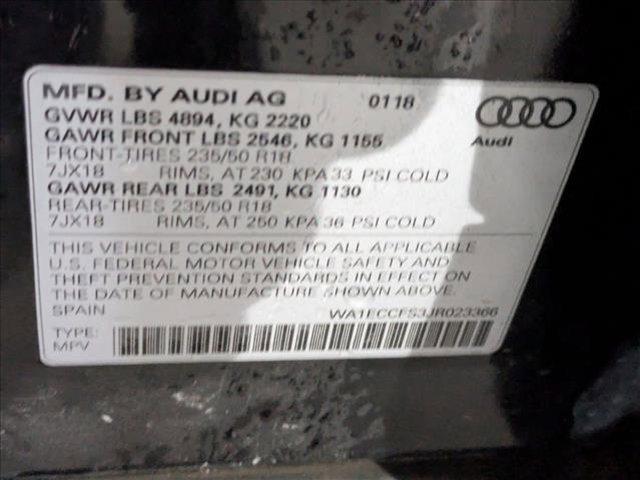 used 2018 Audi Q3 car, priced at $13,992