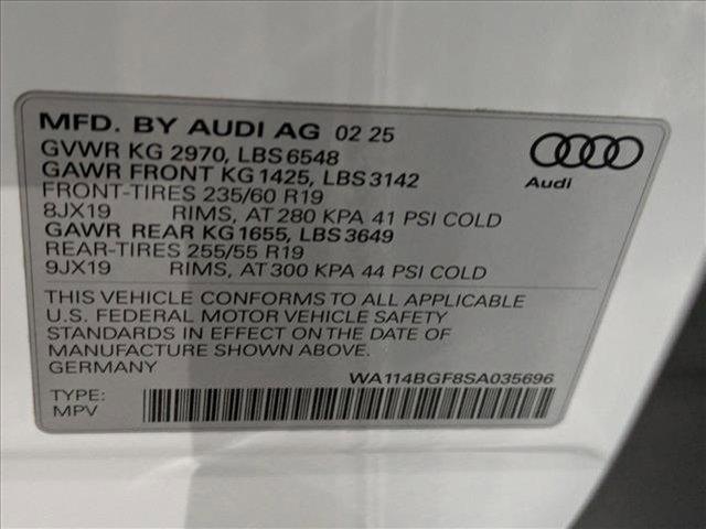 new 2025 Audi Q6 e-tron car, priced at $72,000