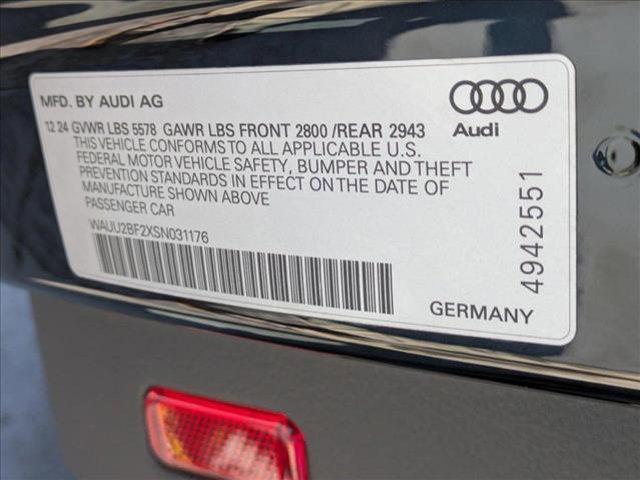 new 2025 Audi A7 car, priced at $82,635