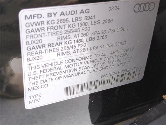 new 2024 Audi Q5 car, priced at $70,395