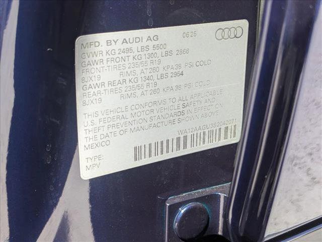 new 2025 Audi Q5 car, priced at $60,590