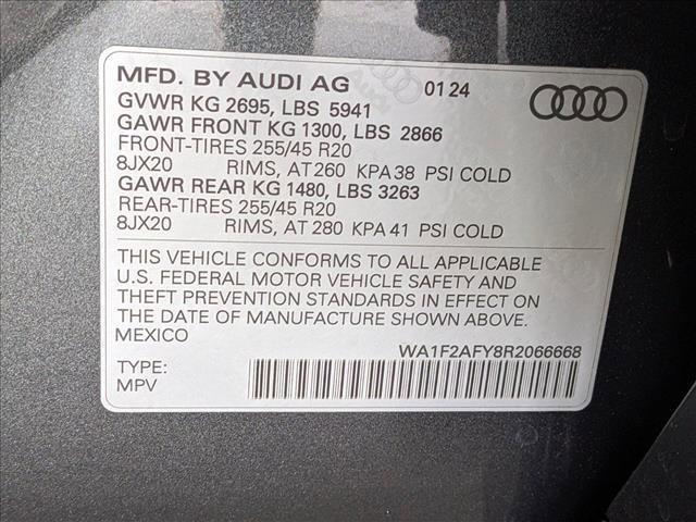 new 2024 Audi Q5 car, priced at $63,988