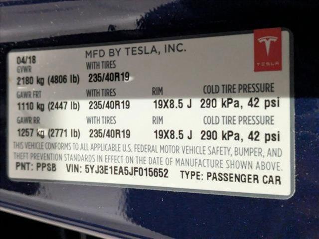 used 2018 Tesla Model 3 car, priced at $22,955