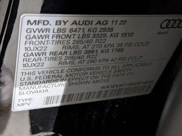 used 2021 Audi Q8 car, priced at $41,924
