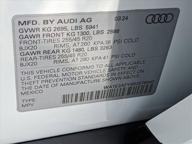 new 2024 Audi Q5 car, priced at $59,988